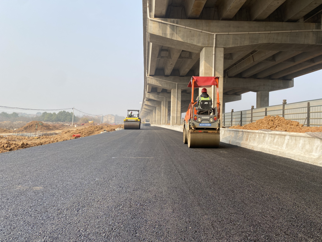 奮斗一線 ，獻(xiàn)禮元旦！高新八路項目又有“新”消息
